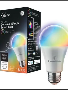 Cync Dynamic Effects Smart Bulb — Multicolor White LED